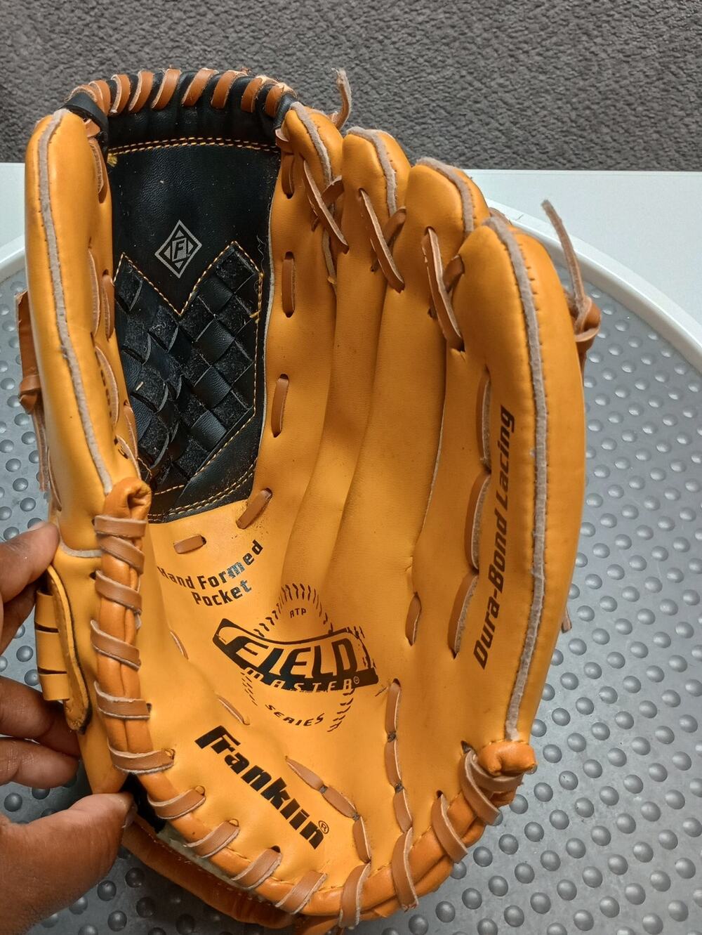 Franklin Field Master 13" Baseball Glove Right Hand Throw Brown Leather Mitt